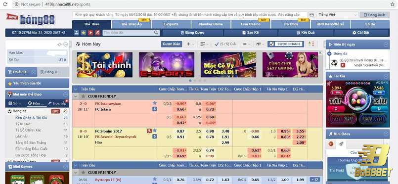 Ưu điểm khác biệt của nhà cái bong88