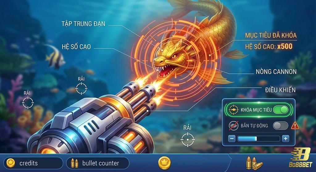 Vũ khí đặc biệt bắn cá đổi thưởng