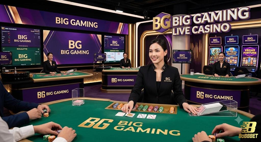 Sảnh Big Gaming trên Bo88bet: đánh giá chi tiết bàn live và slot