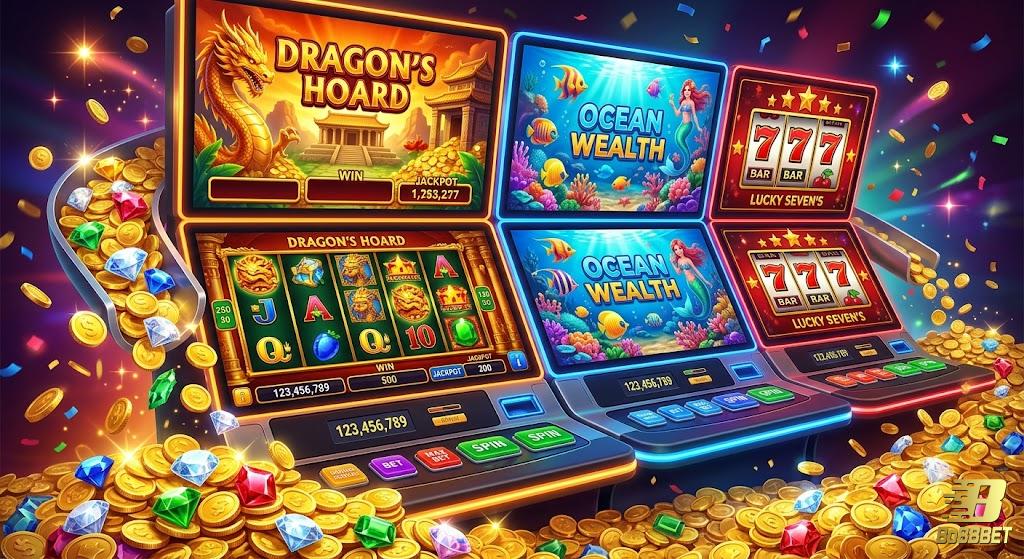 Danh sách các tựa game nổ hũ theo nhà phát hành trong sảnh slot của Bo88bet
